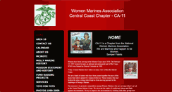 Desktop Screenshot of centralcoastwomenmarines.com
